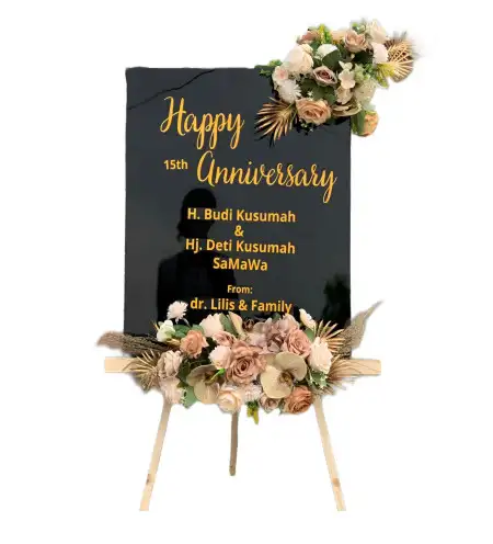 Papan Bunga Akrilik Jepara